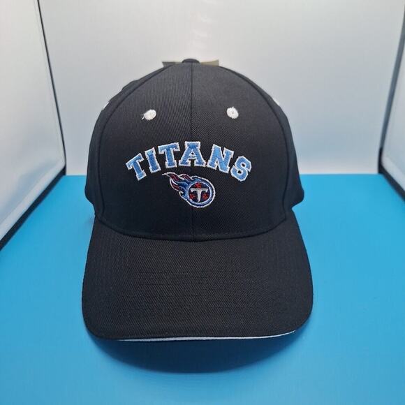 Tennessee Titans Strap Back Hat Cap NFL Black - Picture 1 of 7